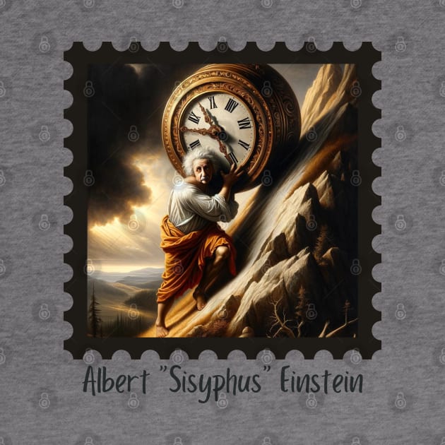 Albert Sisyphus Einstein by EarthisticWear